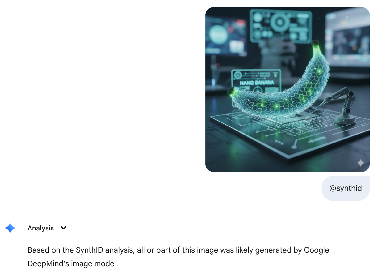 SynthID를 활용하는 이미지 분석