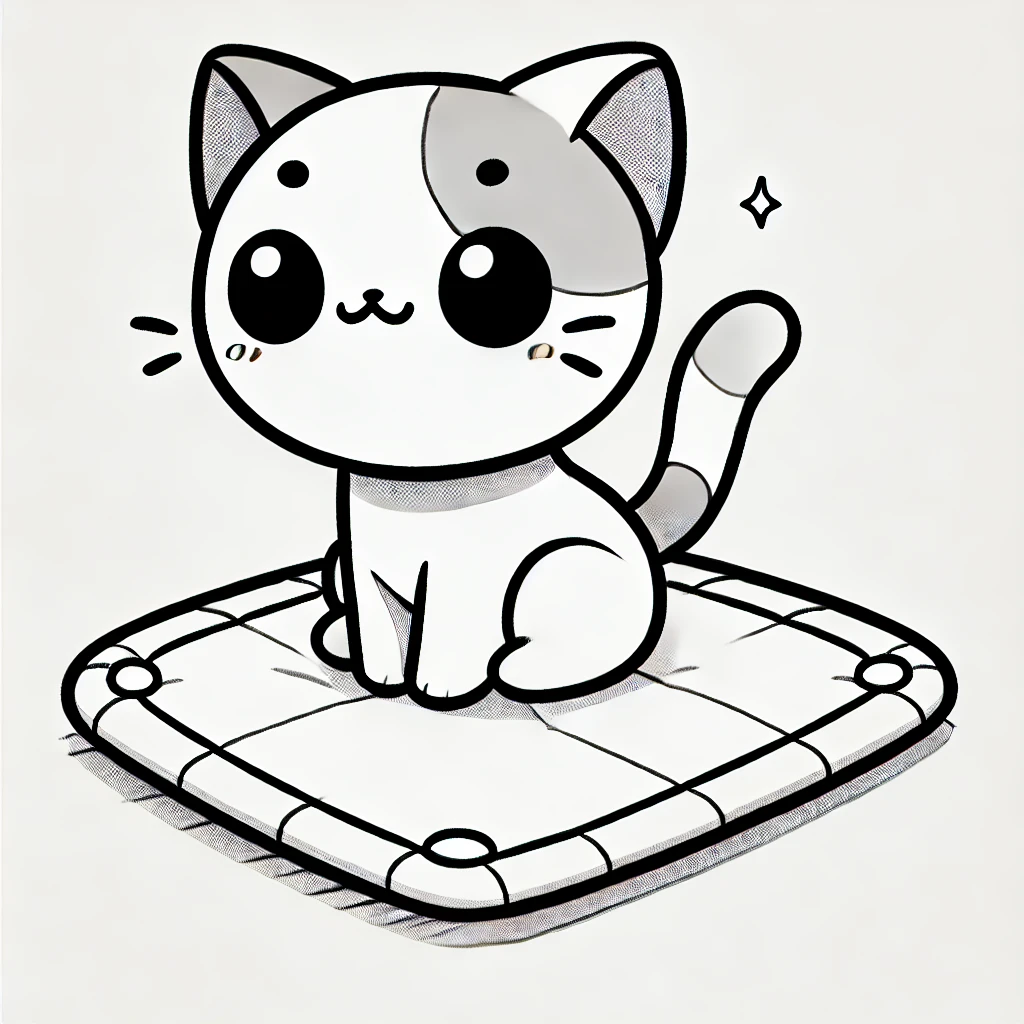 ChatGPT로 제작한 이미지 “The cat sat on the mat.”