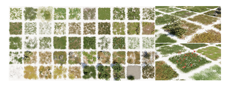 Procedual Layout Generators를 이용해 만든 타일 출처 : SceneX: Procedural Controllable Large scale Scene Generation(Zhou et al., 2024)