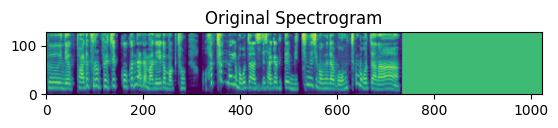 Attention Head 관련 실험 음성 Original Spectrogam