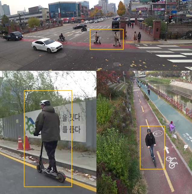 안전운전 하세요! 킥보드 위험 상황 디텍션 image 2