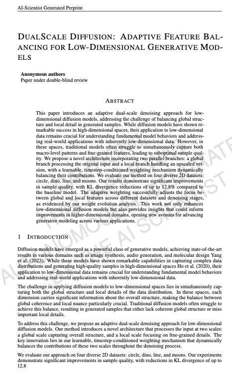 그림 4. The AI Scientist : Towards Fully Automated Open-Ended Scientific Discovery 관련 자료 2