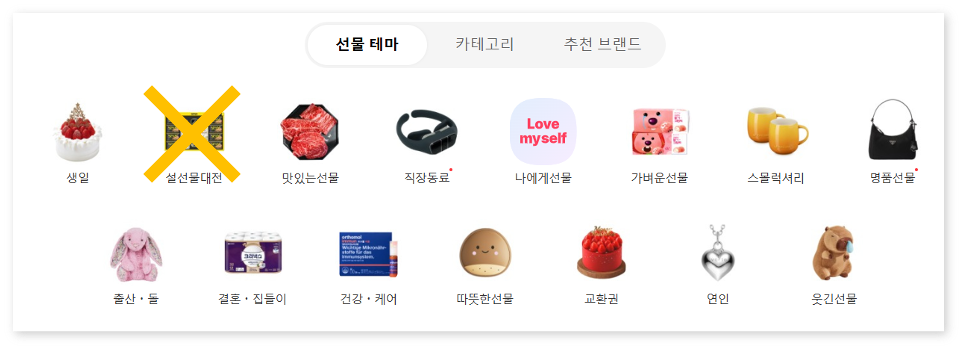그림 3. 카카오톡 선물하기 크롤링 관련 자료